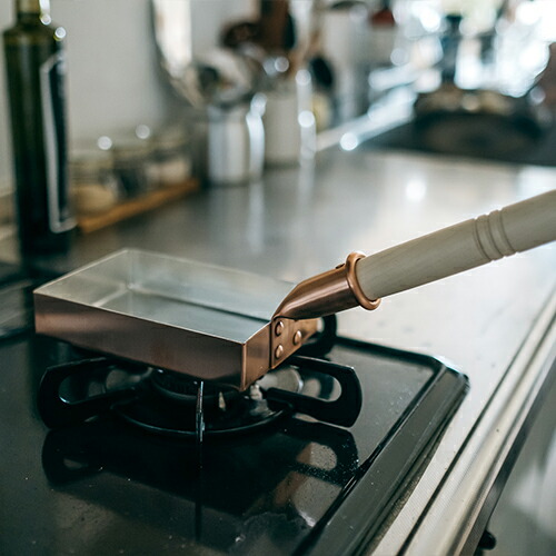 楽天市場】玉子焼き 銅製 | 銅玉子焼鍋 18cm | 中村銅器製作所