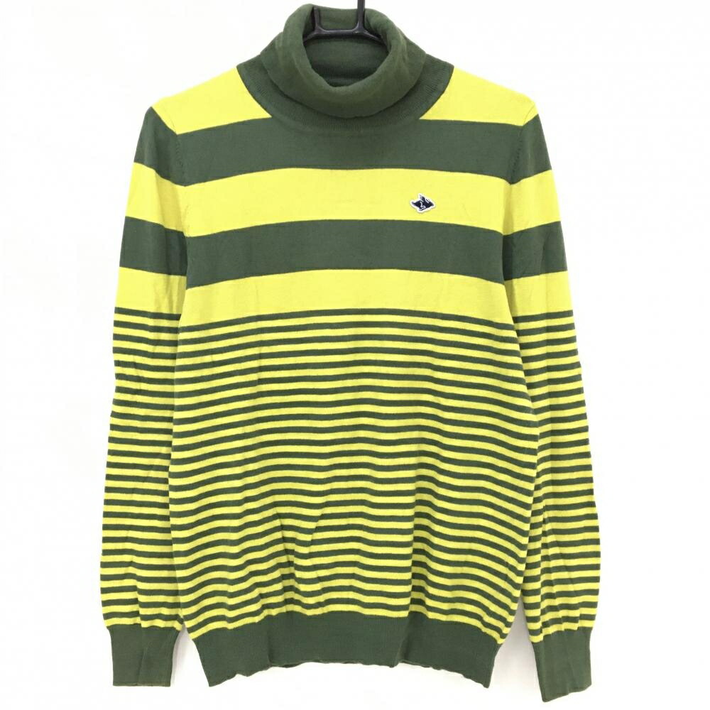 楽天市場】パーリーゲイツ タートルネックセーター ダークグリーン