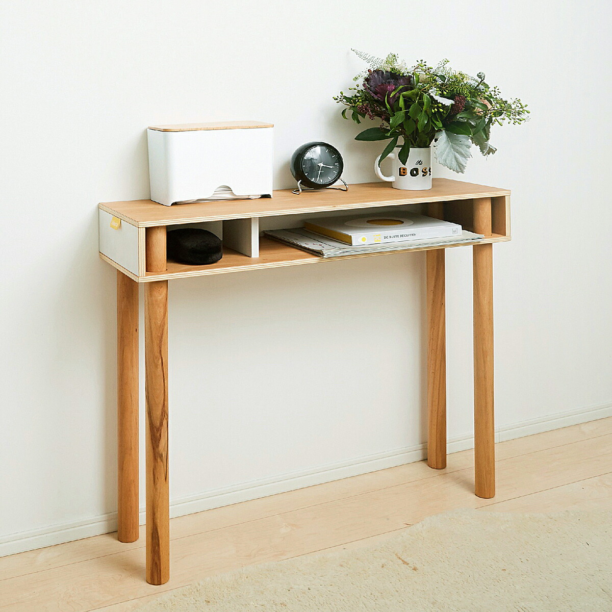 イデアコ】机 パソコン台 キャビネット パレットディーエム コンソール