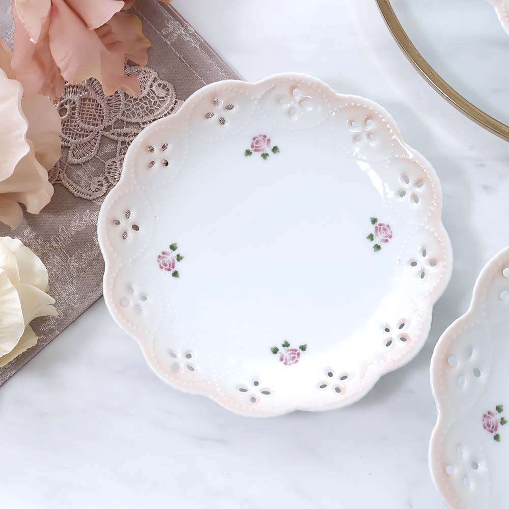 楽天市場】マニー Many ラ・プティ・ロザリエ プレートSサイズ 皿 薔薇