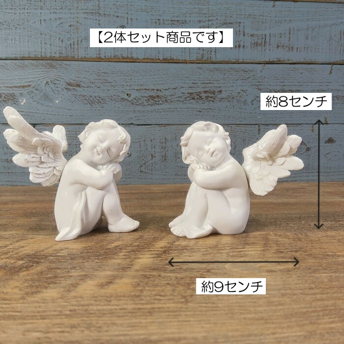 楽天市場】ガーデニング雑貨 天使 置物 オーナメント オブジェ 置物