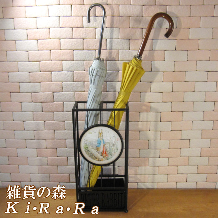 楽天市場】ピーターラビットの傘立て アイアンガラスアンブレラ