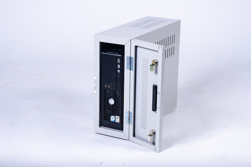 楽天市場】セキュリティボックス S PCケース 排熱 盗鍵付き