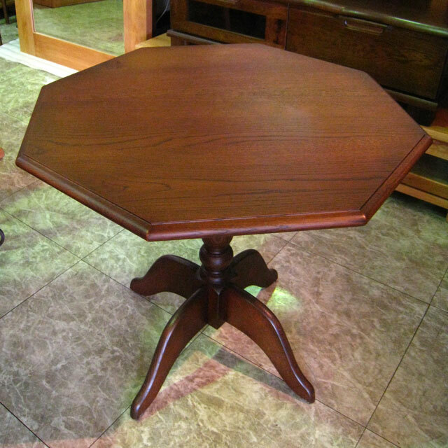 楽天市場】テーブル 日本製 国産家具 北海道 ナラ無垢 ナラ材 八角