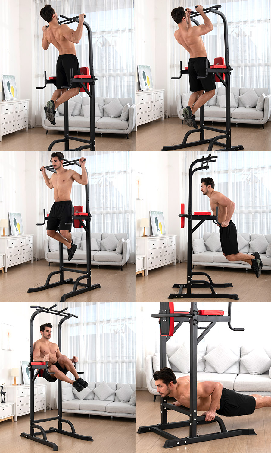 楽天市場】懸垂 懸垂マシン 懸垂器具【220CM調節/耐荷重150kg