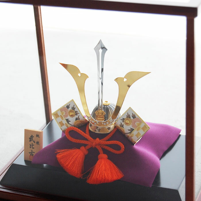 楽天市場】純銀 兜 4号(剣付) 五月人形 銀細工 関工芸 武比古