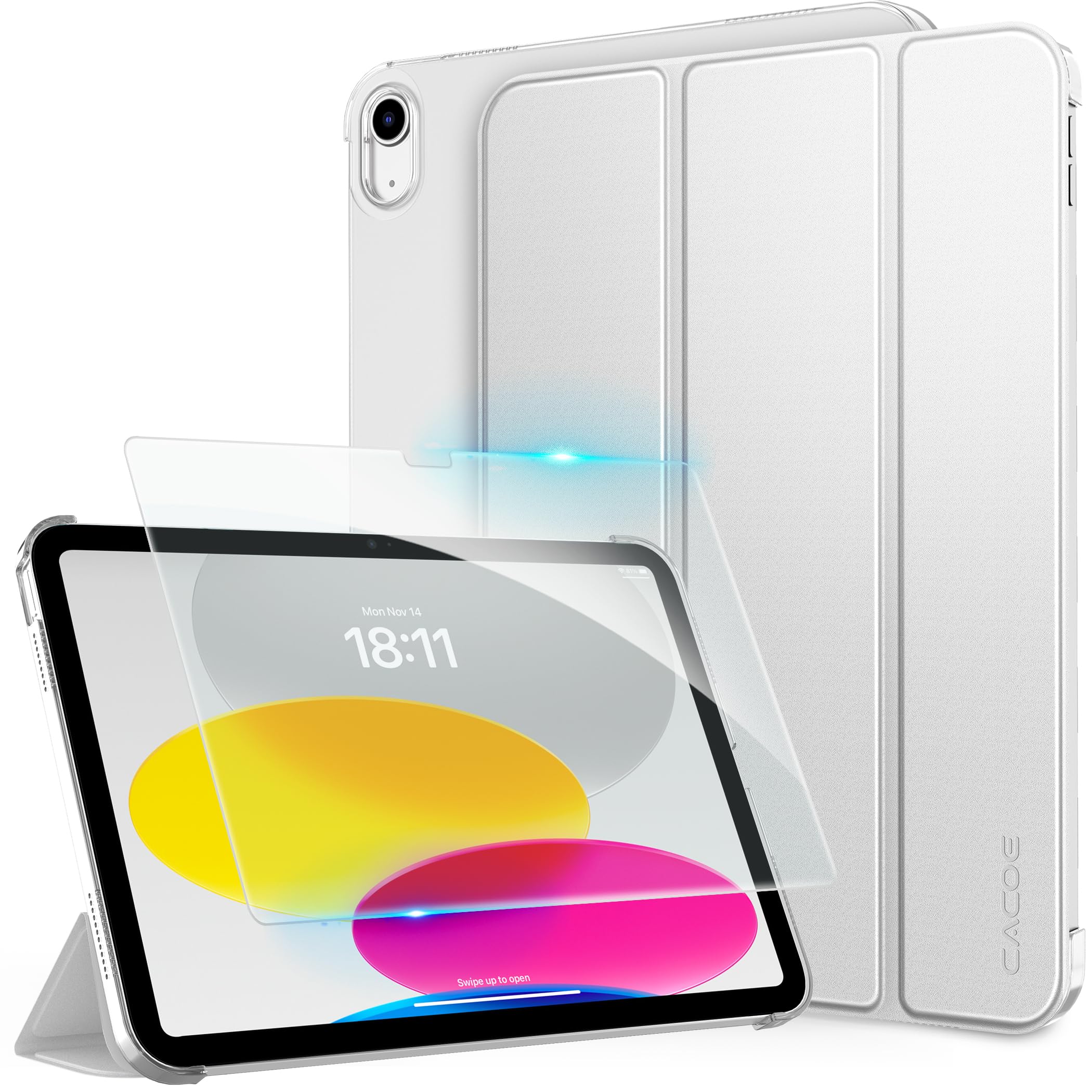 楽天市場】[iPad 11世代 10世代 ケース ガラスフィルム セット]CACOE