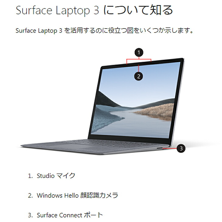 楽天市場】Microsoft Surface Laptop3 [Core i7 1065G7 メモリ16GB