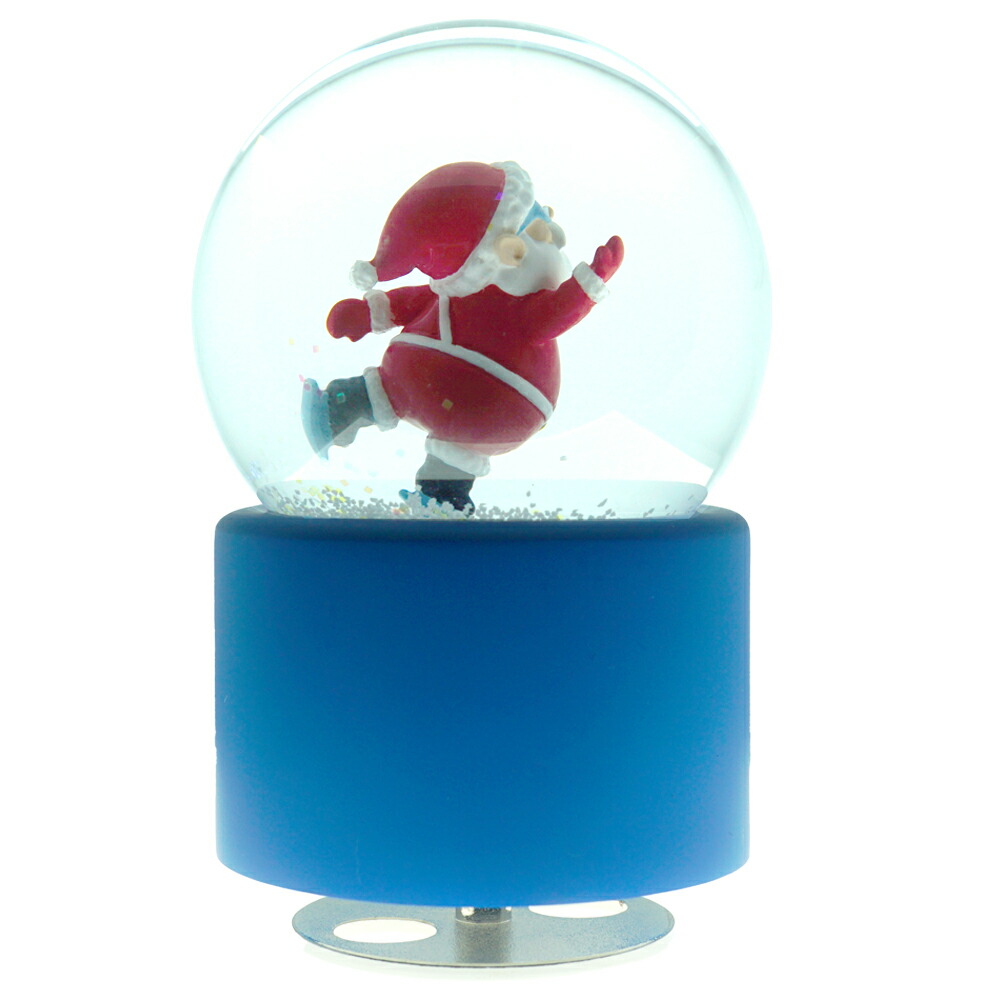 楽天市場】【JARLL】スノードーム クリスマス サンタ スケート スノー