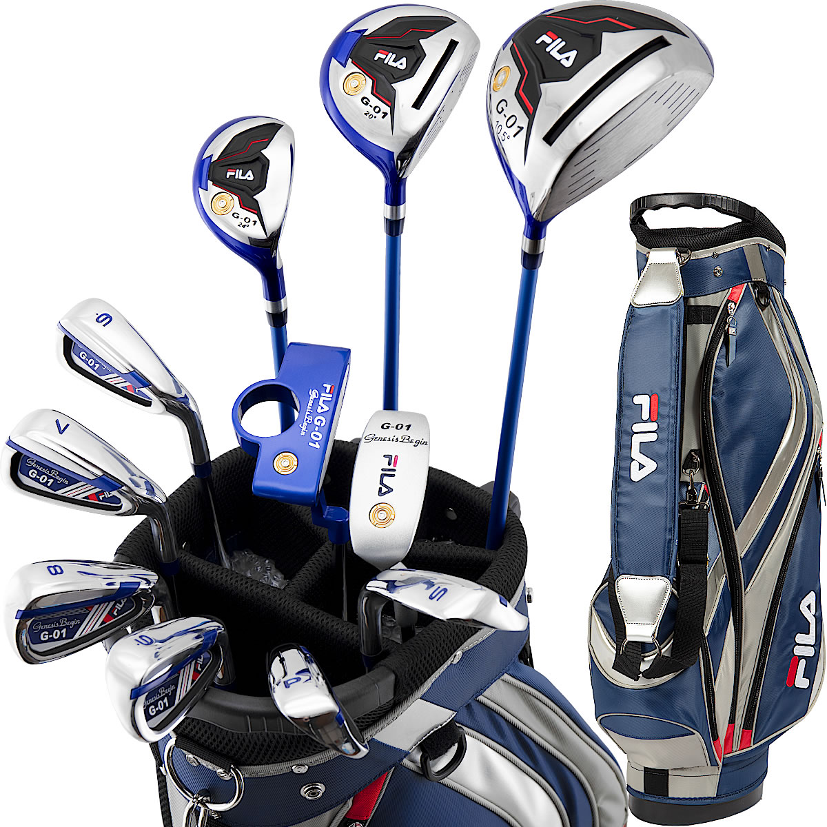 楽天市場】人気 FILA フィラ ゴルフ 14点（クラブ11本）メンズセット