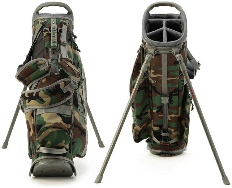 ブリーフィング CR-4 スタンドキャディバッグ ブラックカモWOLF GRAY