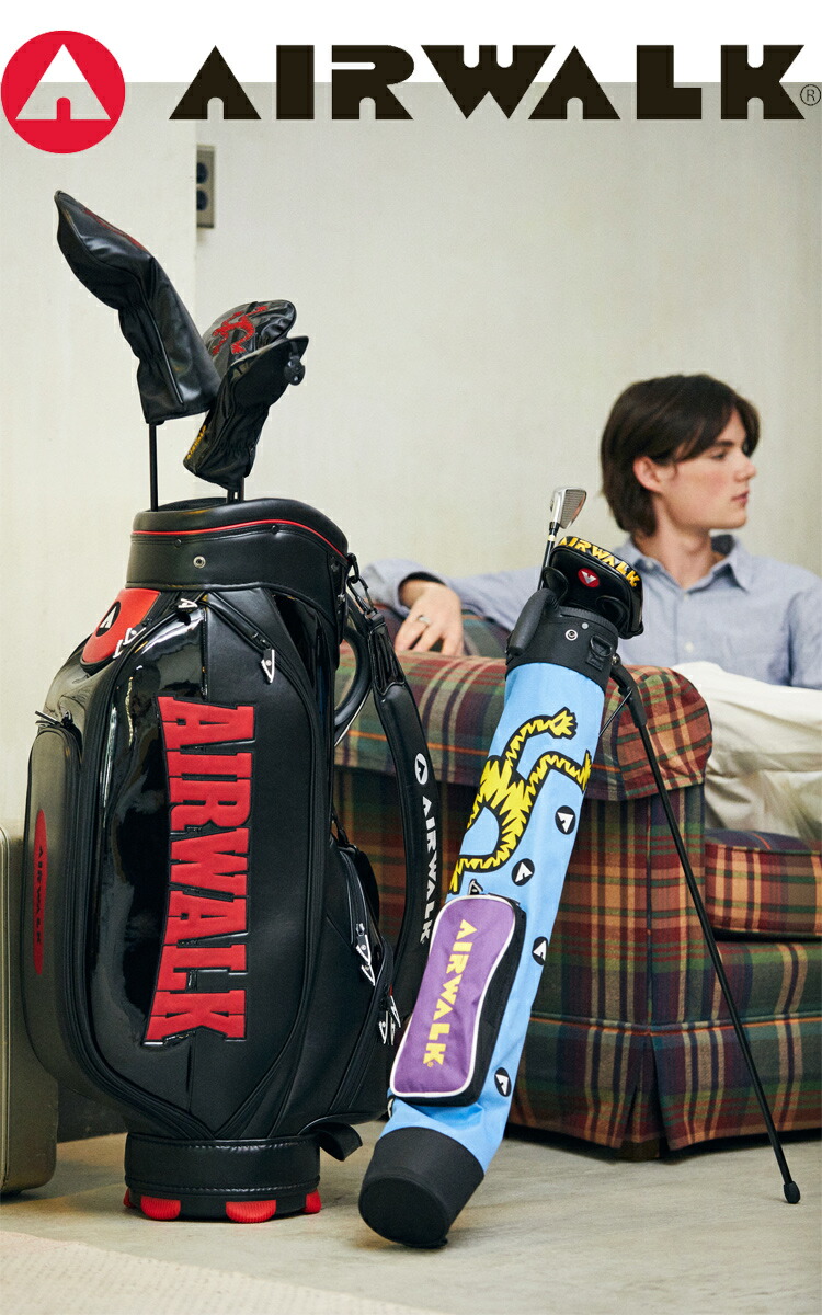 楽天市場】AIR WALK GOLF エアウォーク ゴルフ 9.0型 キャディバッグ