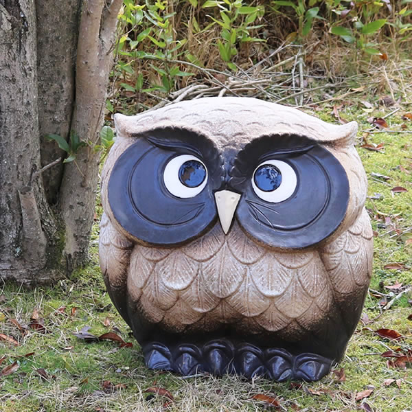 楽天市場】【今だけ限定15%OFFクーポン配布中】ふくろう 陶器ふくろう