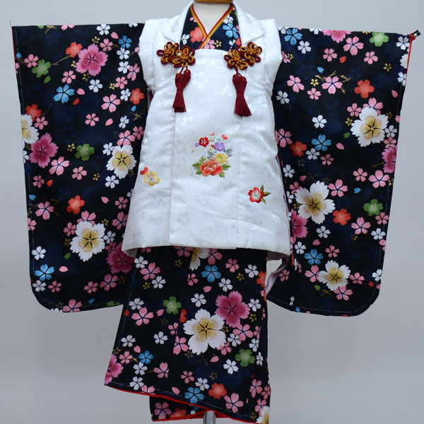 楽天市場】七五三 三歳 女児 被布着物フルセット 日本製 陽気な天使