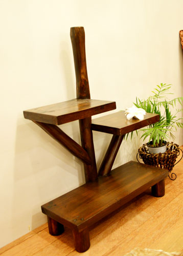 楽天市場】☆レビューで特典☆観葉植物 棚 飾り棚 おしゃれ アジアン