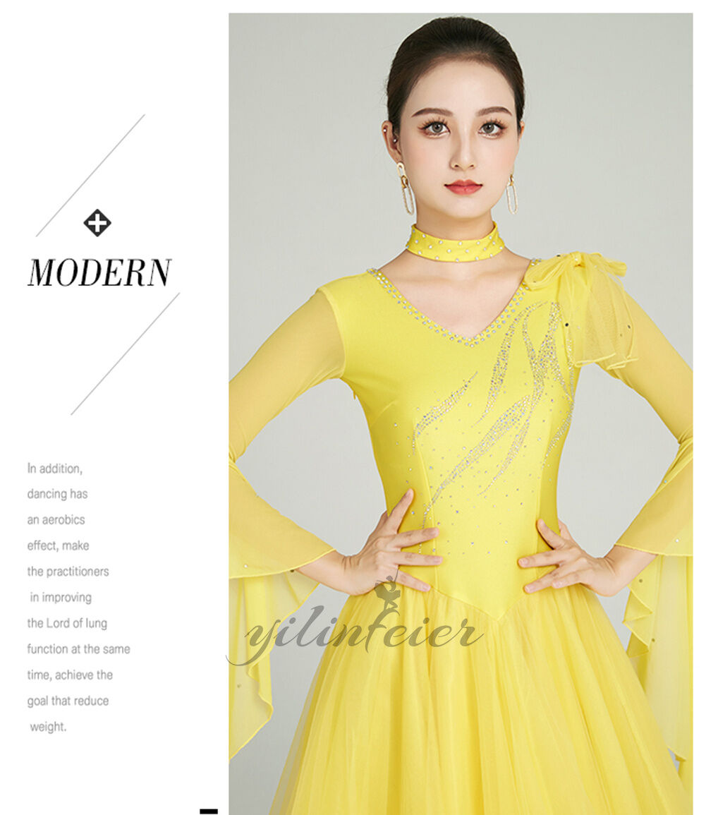 楽天市場】上品 社交ダンスドレス エレガント モダンダンス衣装 社交