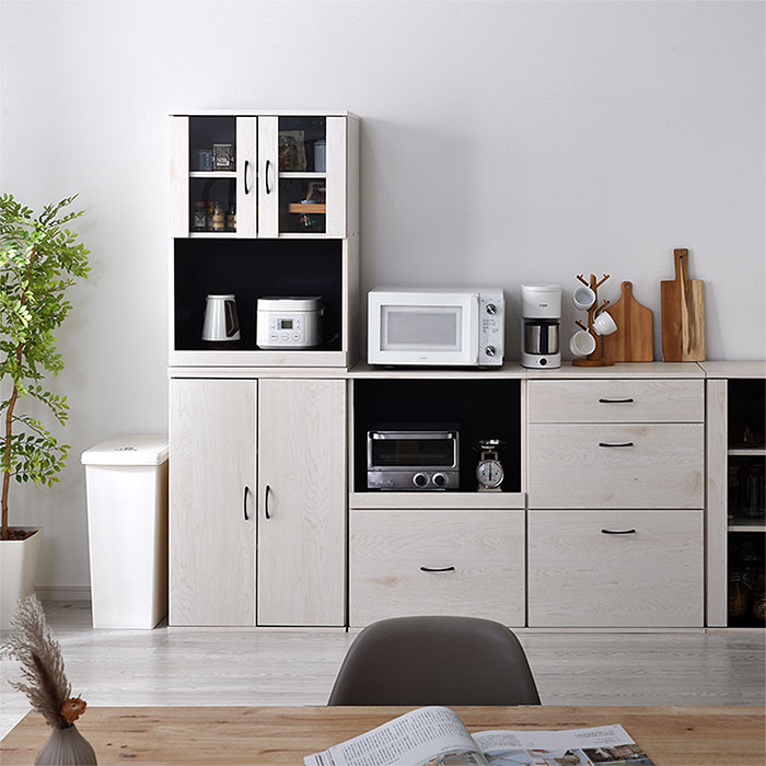 楽天市場】☆スーパーセール 20％OFF☆食器棚 幅60 大容量 扉付き