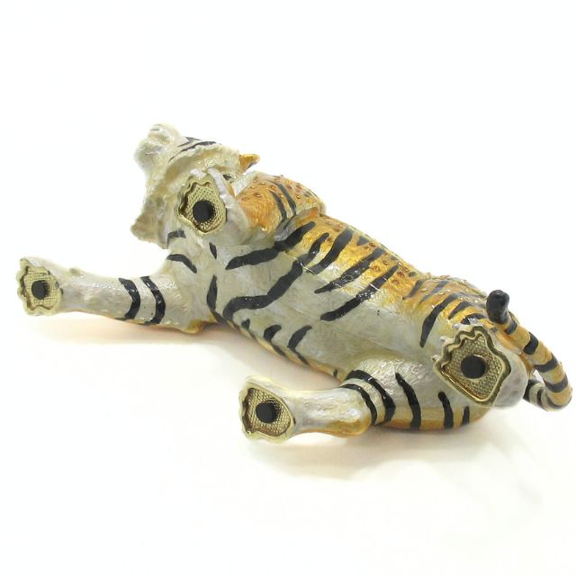 楽天市場】金虎 置物 風水 虎の置物 ラインストーン装飾 特大最大長さ