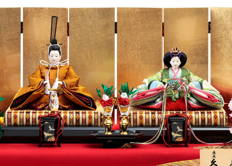 楽天市場】【クーポン利用で10%OFF】雛人形 久月 ひな人形 平飾り 親王