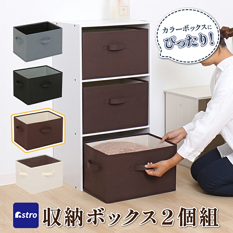 楽天市場】【楽天SS最大80%OFFクーポン】収納ボックス 2個セット