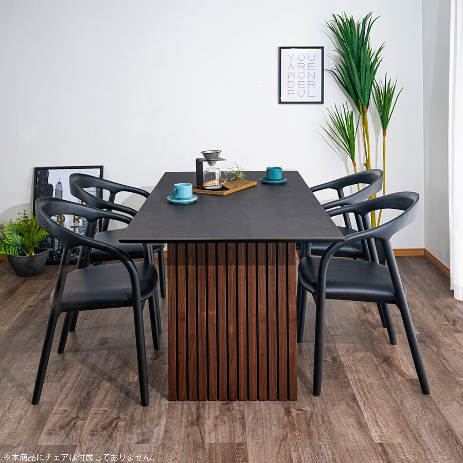 楽天市場】セラミックテーブル ダイニングテーブル 単品 幅165 4人