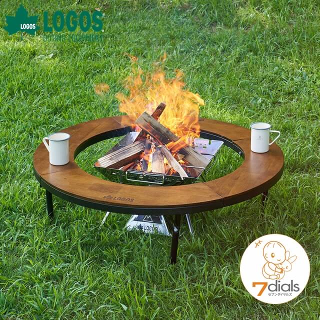 楽天市場】LOGOS/ロゴス アイアンウッド囲炉裏サークルテーブルL 丸型