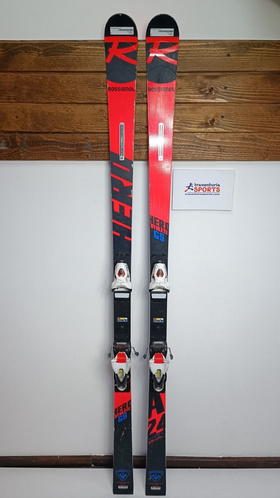 Rossignol Hero Athlete GS 175cm Ski + Look 10 Bindings Winter