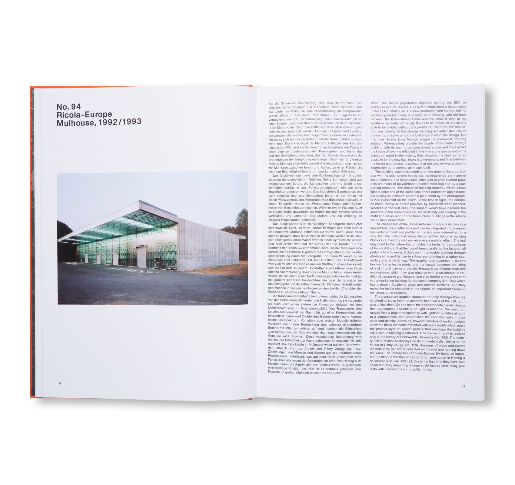 HERZOG & DE MEURON 1992-1996. THE COMPLETE WORKS. VOLUME 3 by