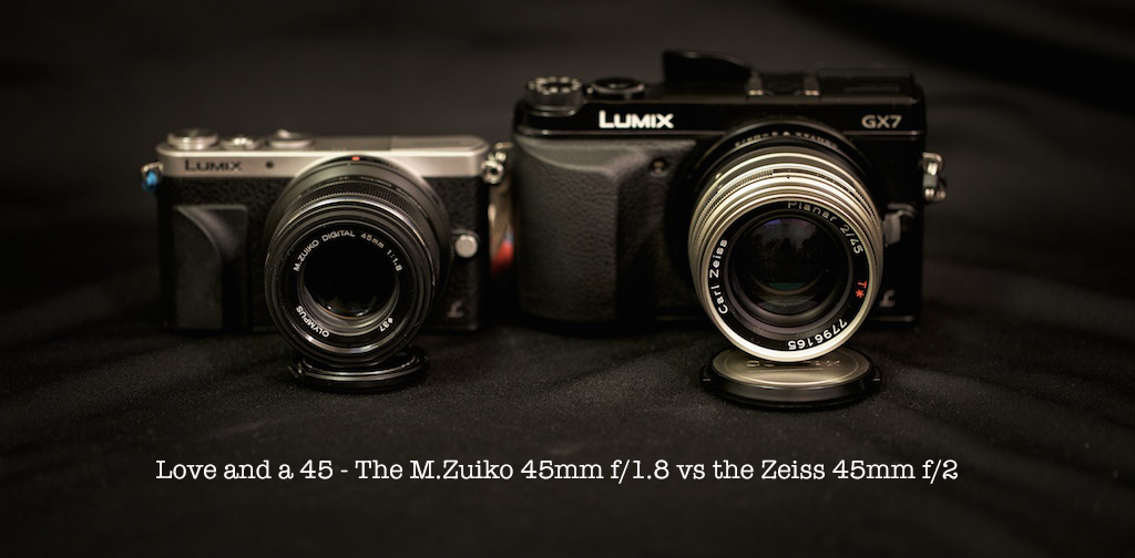Olympus 45mm f/1.8 vs the Contax G Zeiss 45mm f/2 | Tyson