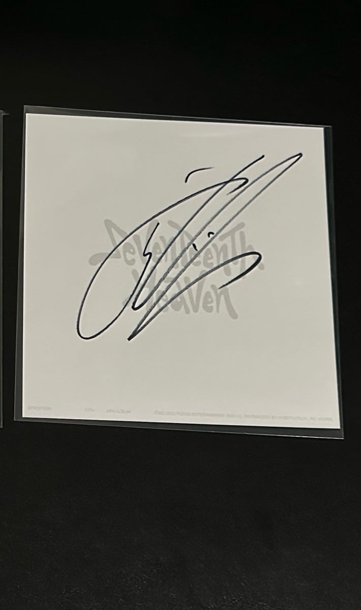 Seventeen Jun seventeenth heaven signature | Mercari