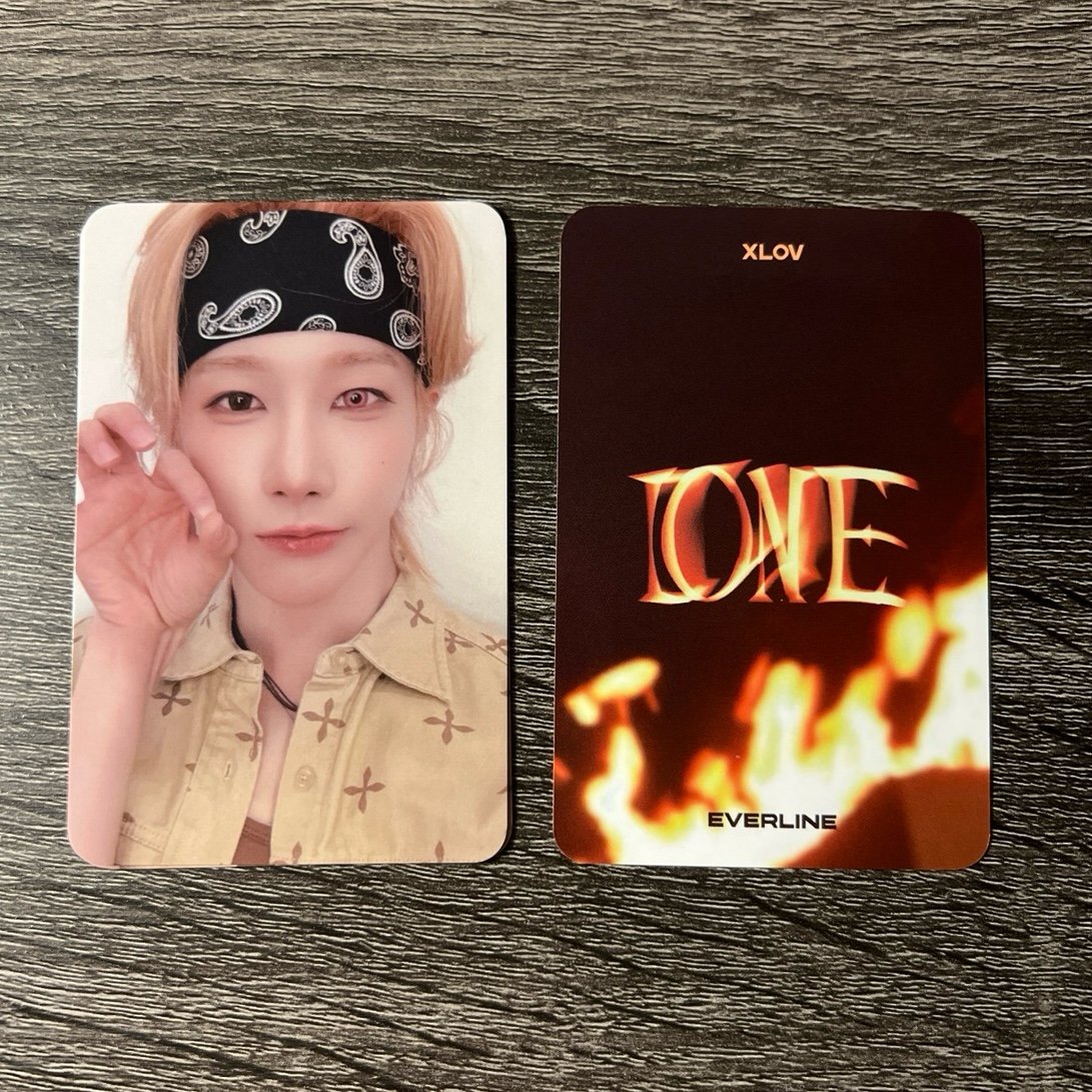 xlov I ONE everline pob photocard rui | Mercari