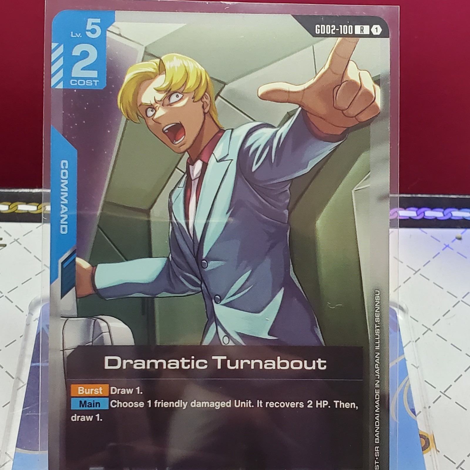 Gundam Card Game FOIL C+ GFred R-025 Like new | Mercari