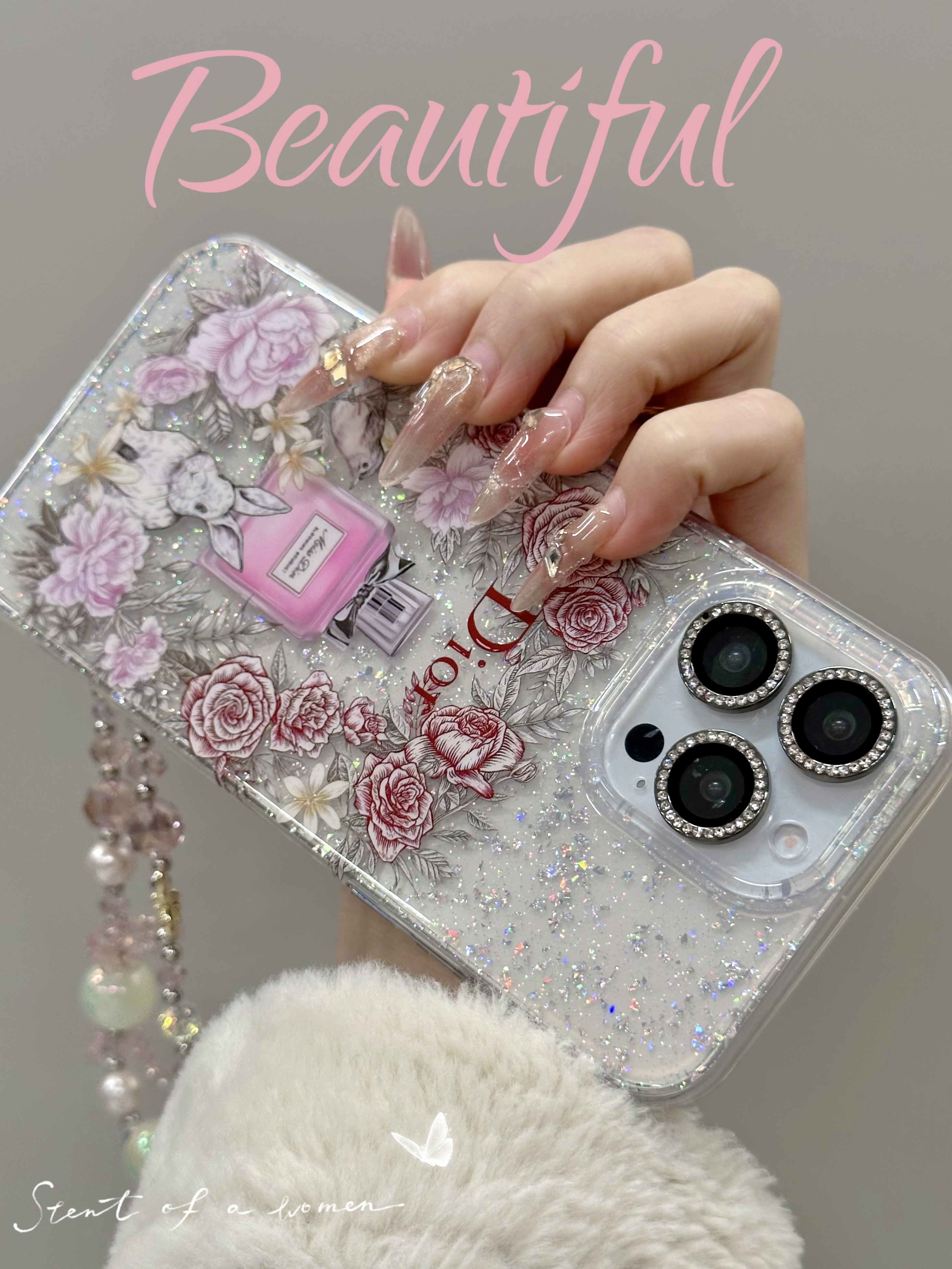 DIOR iPhone16 Pro Maxケース 新作 香水瓶 ディオール iPhone16 Pro