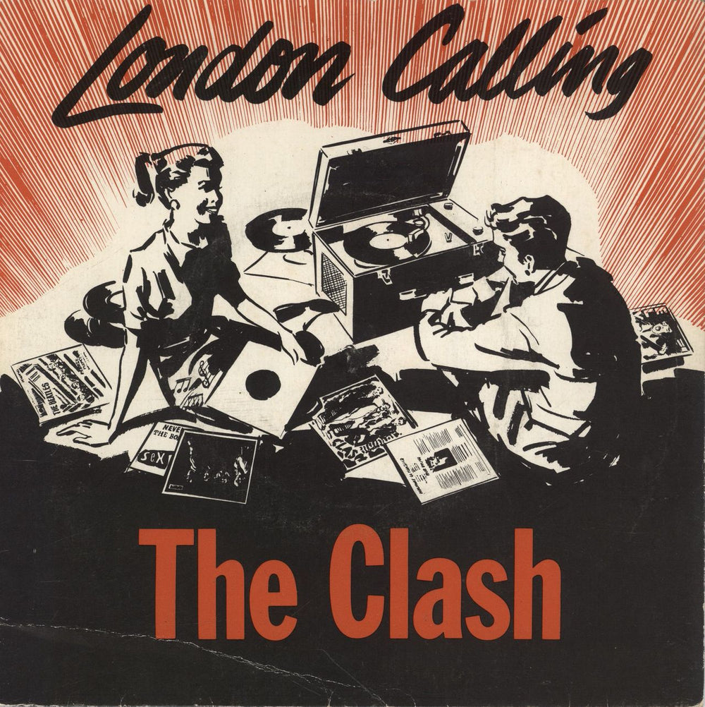 The Clash London Calling - Red - EX UK 7