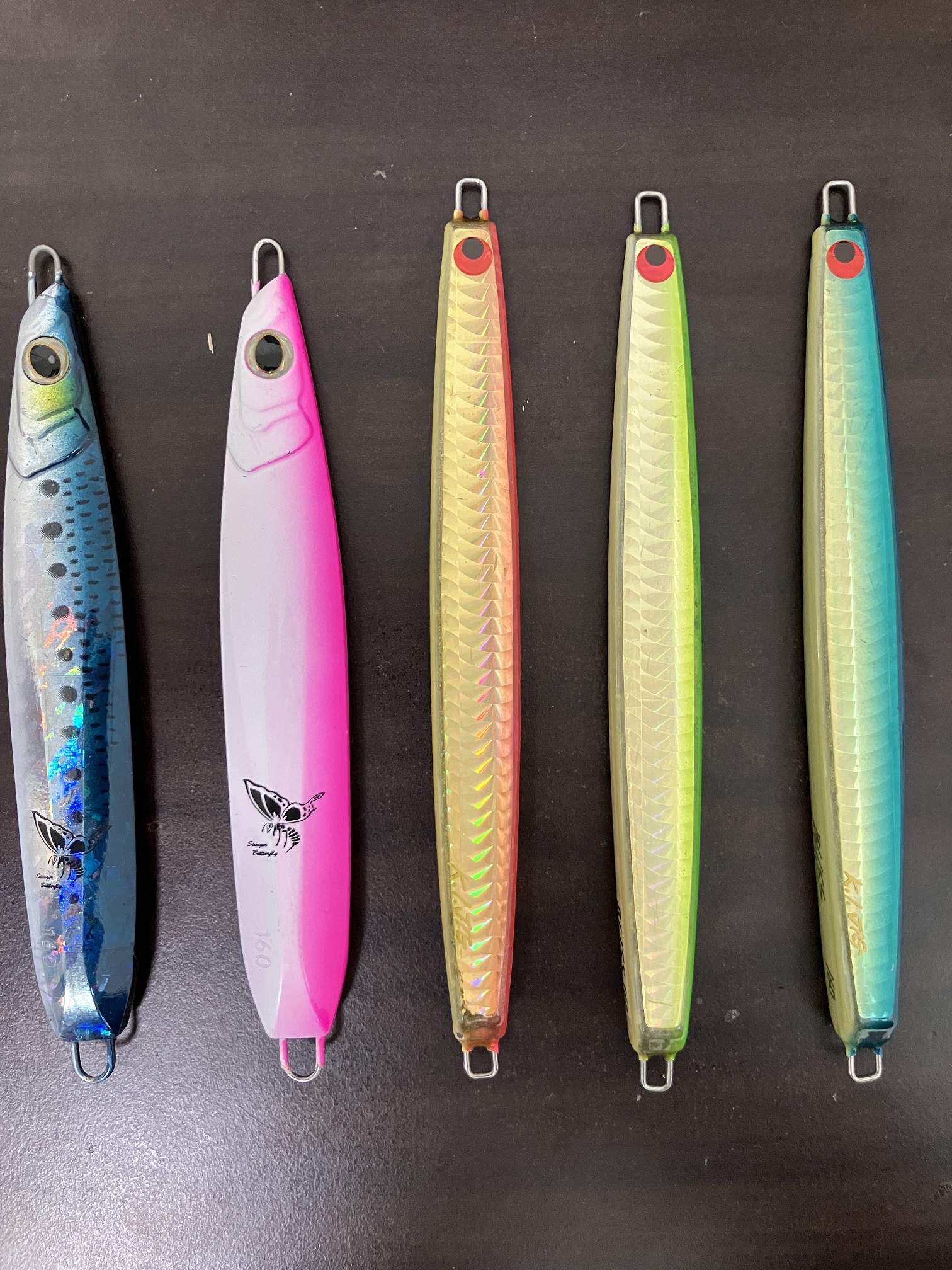 オフショアジギング① ジグ5本 | 天草の遊漁船うみてん