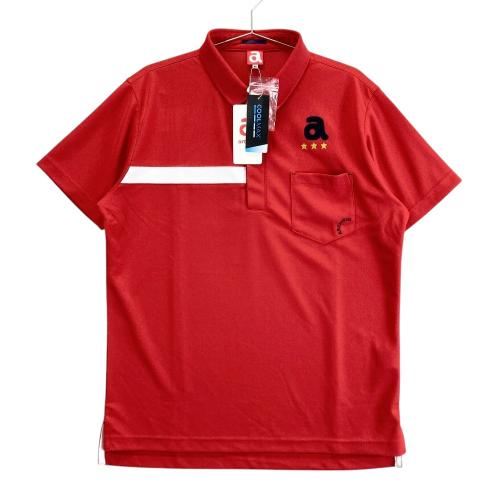 ARCHIVIO アルチビオ 半袖ポロシャツ レッド系 サイズ：50 ランク：N