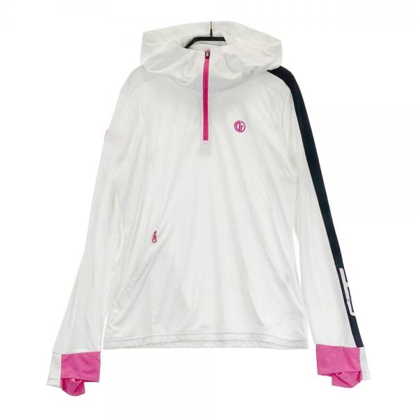 CPG GOLF シーピージーゴルフ 長袖フードTシャツ ホワイト系 サイズ：L