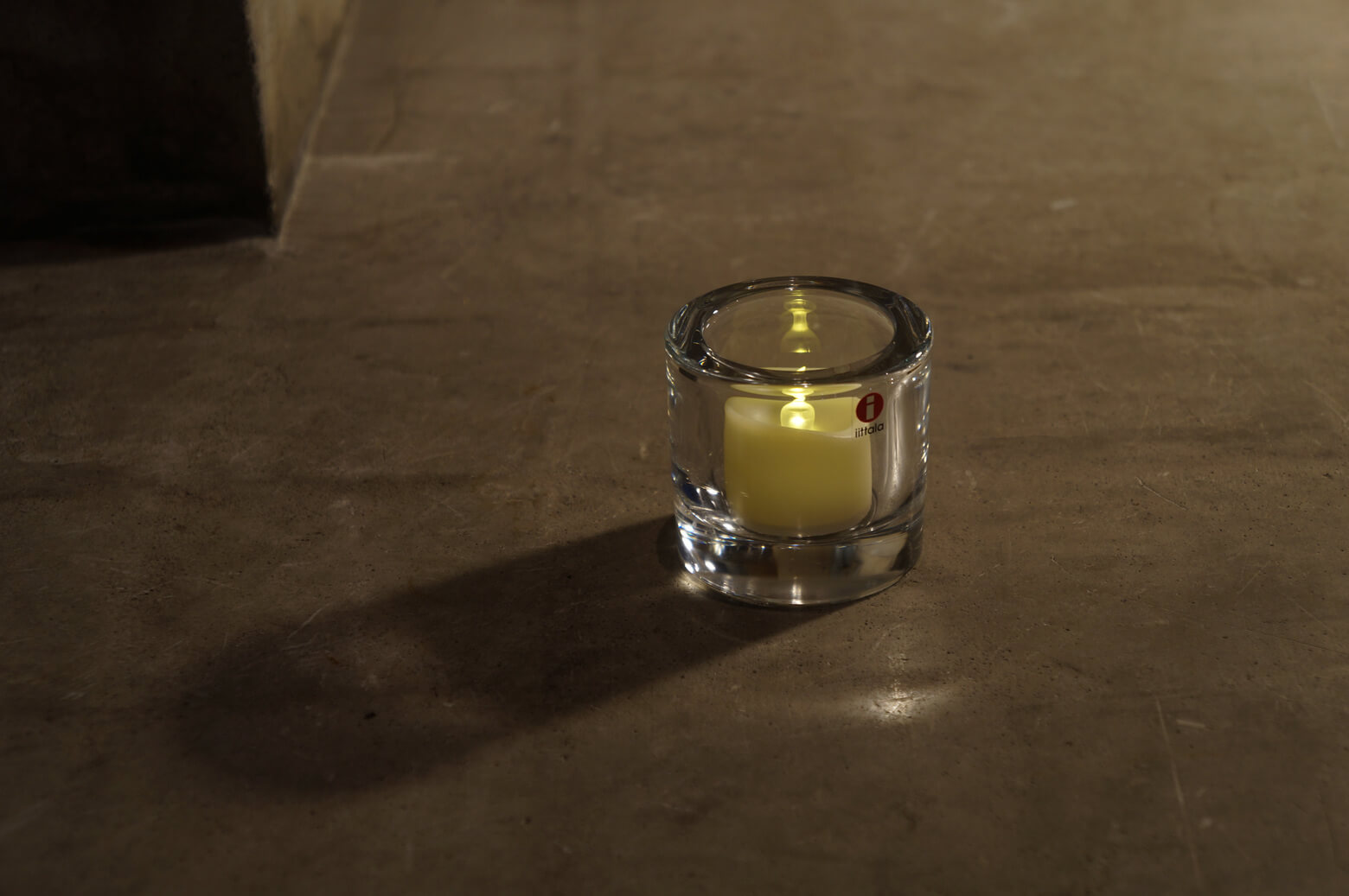 イッタラ マリメッコ コラボ キャンドル ホルダー キビ クリア