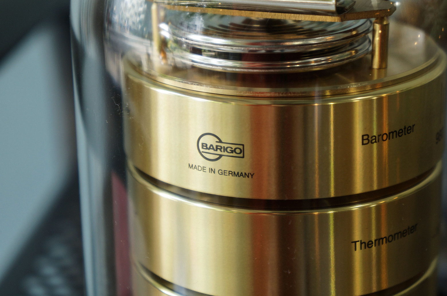 バリゴ 温湿気圧計 3025型 ドイツ製 ゴールド インテリア/BARIGO