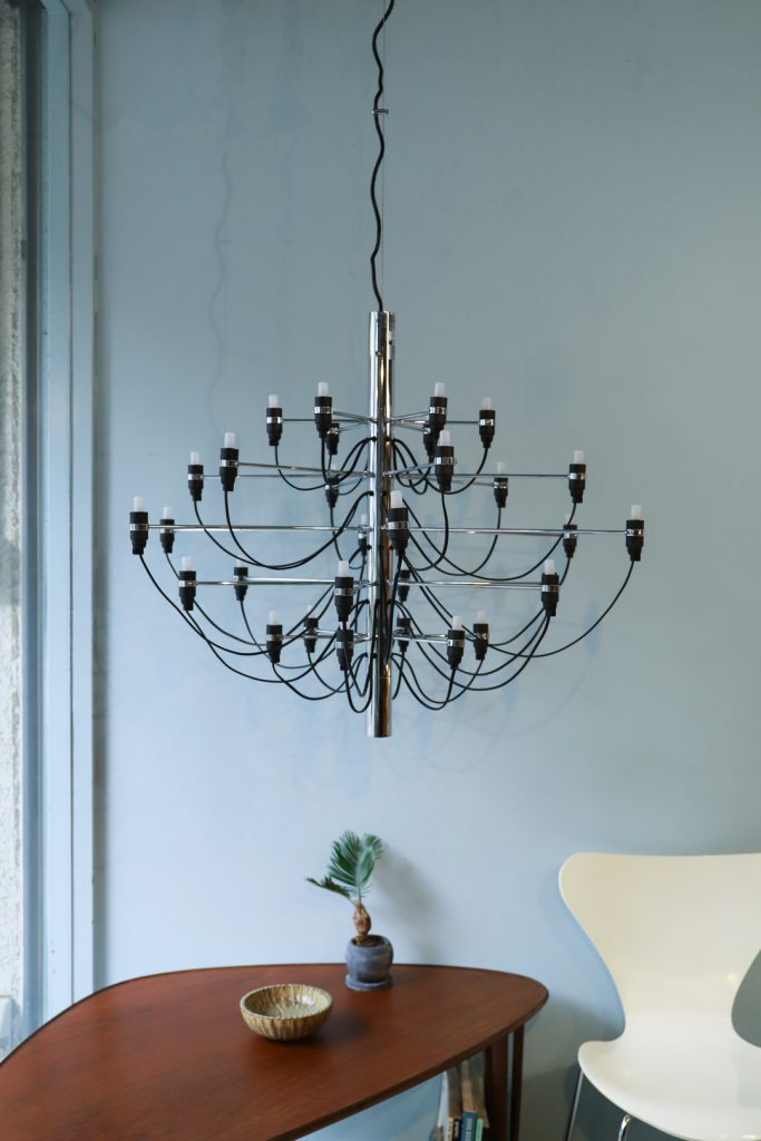 フロス シャンデリア クローム ジノ・サルファッティ 照明 イタリア