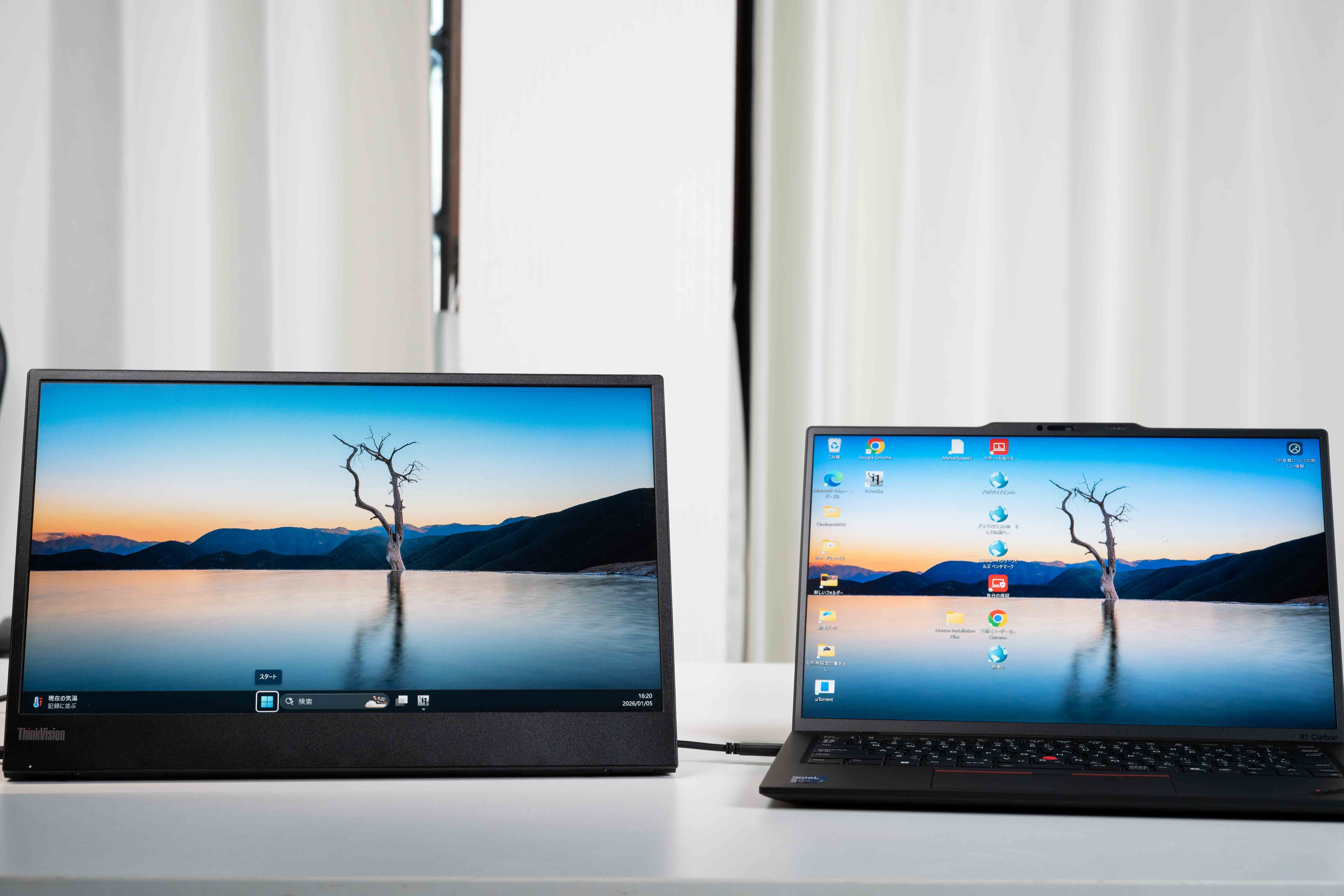 ThinkVision M15(15.6型モバイル/1920×1080/IPS/USB-C)レビュー
