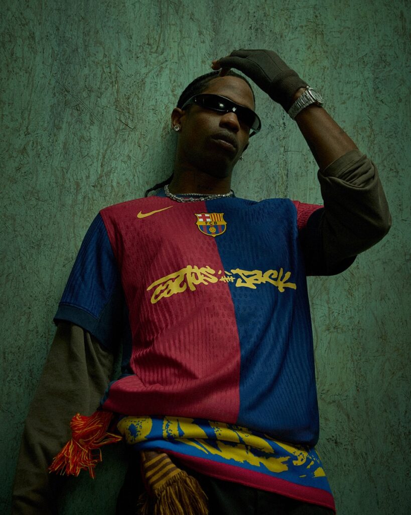 Travis Scott x FC Barcelona エル・クラシコ用コラボユニフォームが