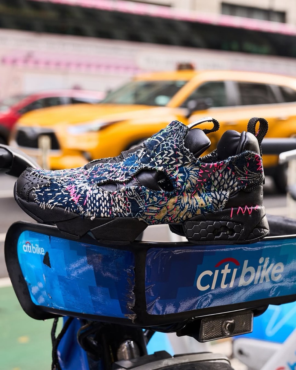 JunAle x ENGINEERED GARMENTS『Reebok INSTAPUMP FURY “SASHIKO”』が