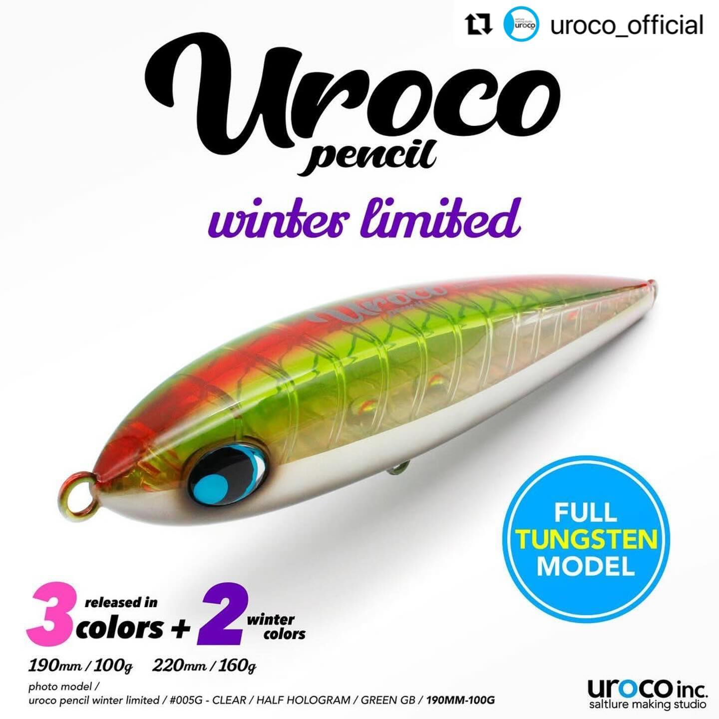お知らせ】ウロコペンシル190 & 220 LIMITED2色を追加して受注スタート