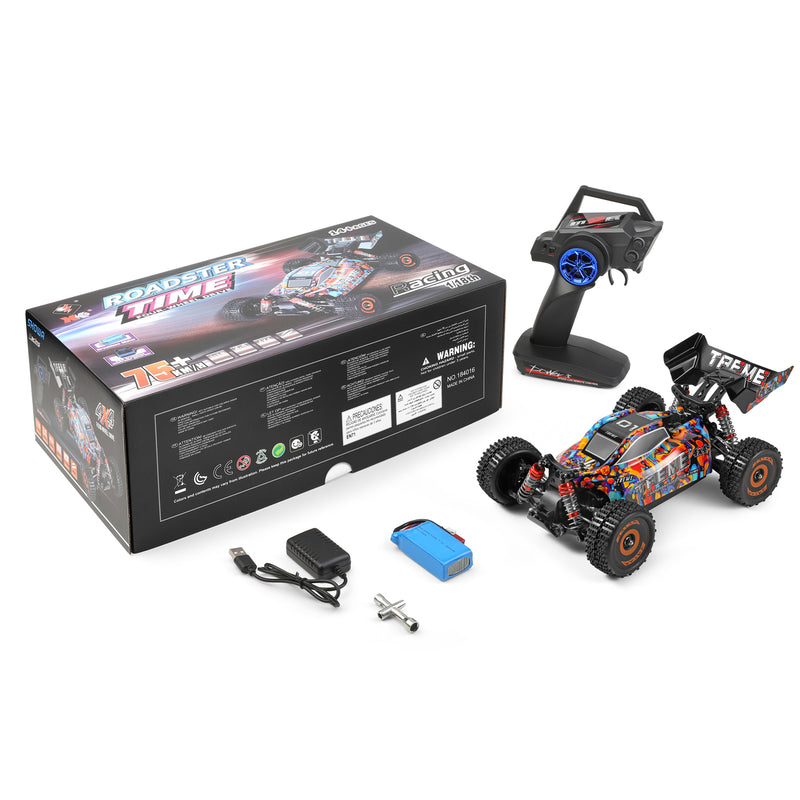 WLtoys 184016 75KM/H High Speed RC Car 1/18 Scale 2.4G 4WD Control