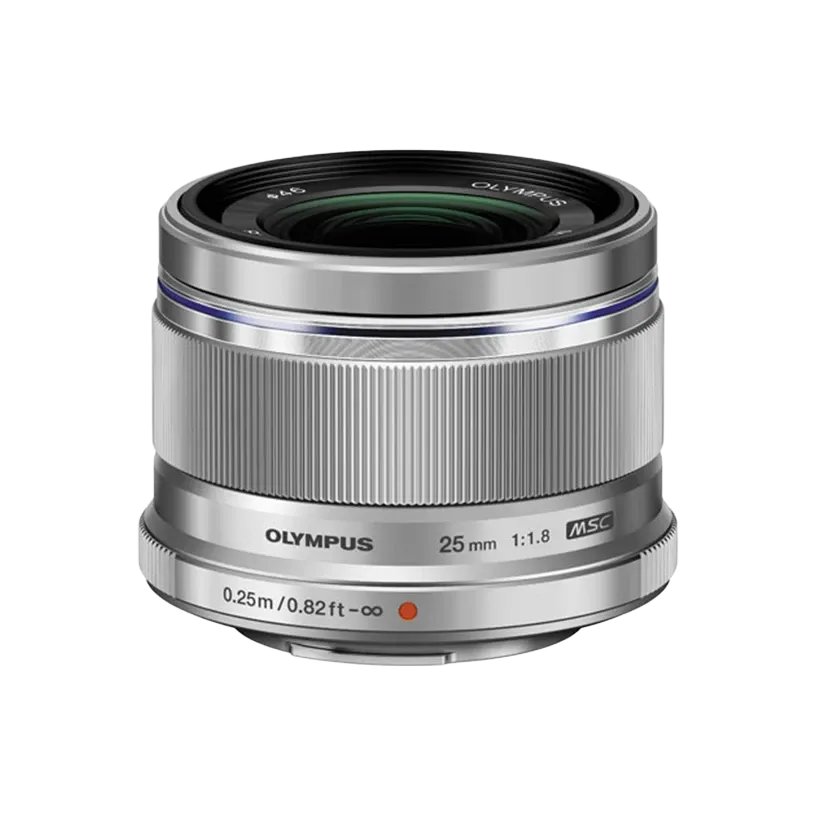Buy Olympus M.Zuiko Digital 25mm F1.8 Silver From OM SYSTEM