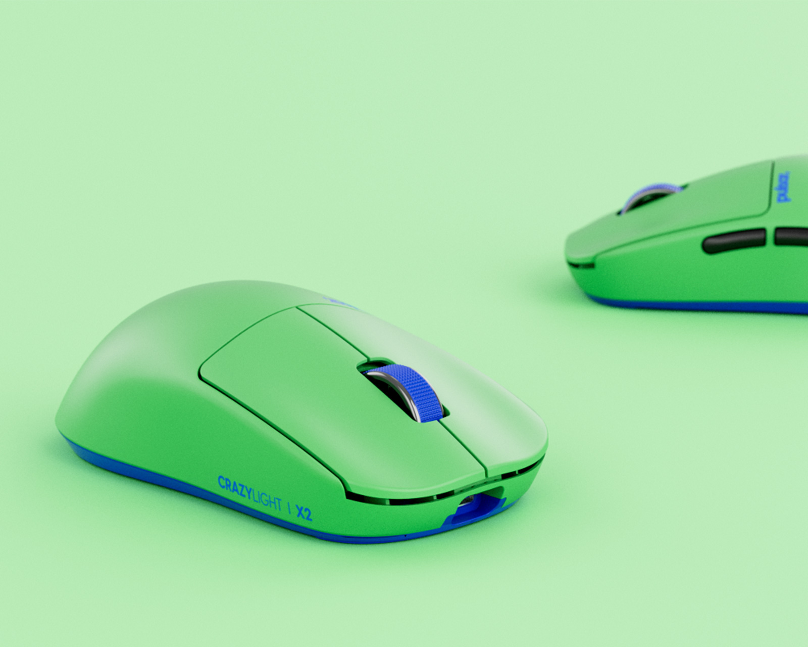Pulsar X2 CRAZYLIGHT Wireless Gaming Mouse - Aqua Zest - us