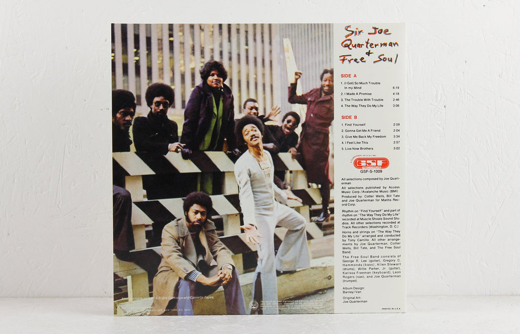 Sir Joe Quarterman & Free Soul – Vinyl LP – Mr Bongo– Mr Bongo USA