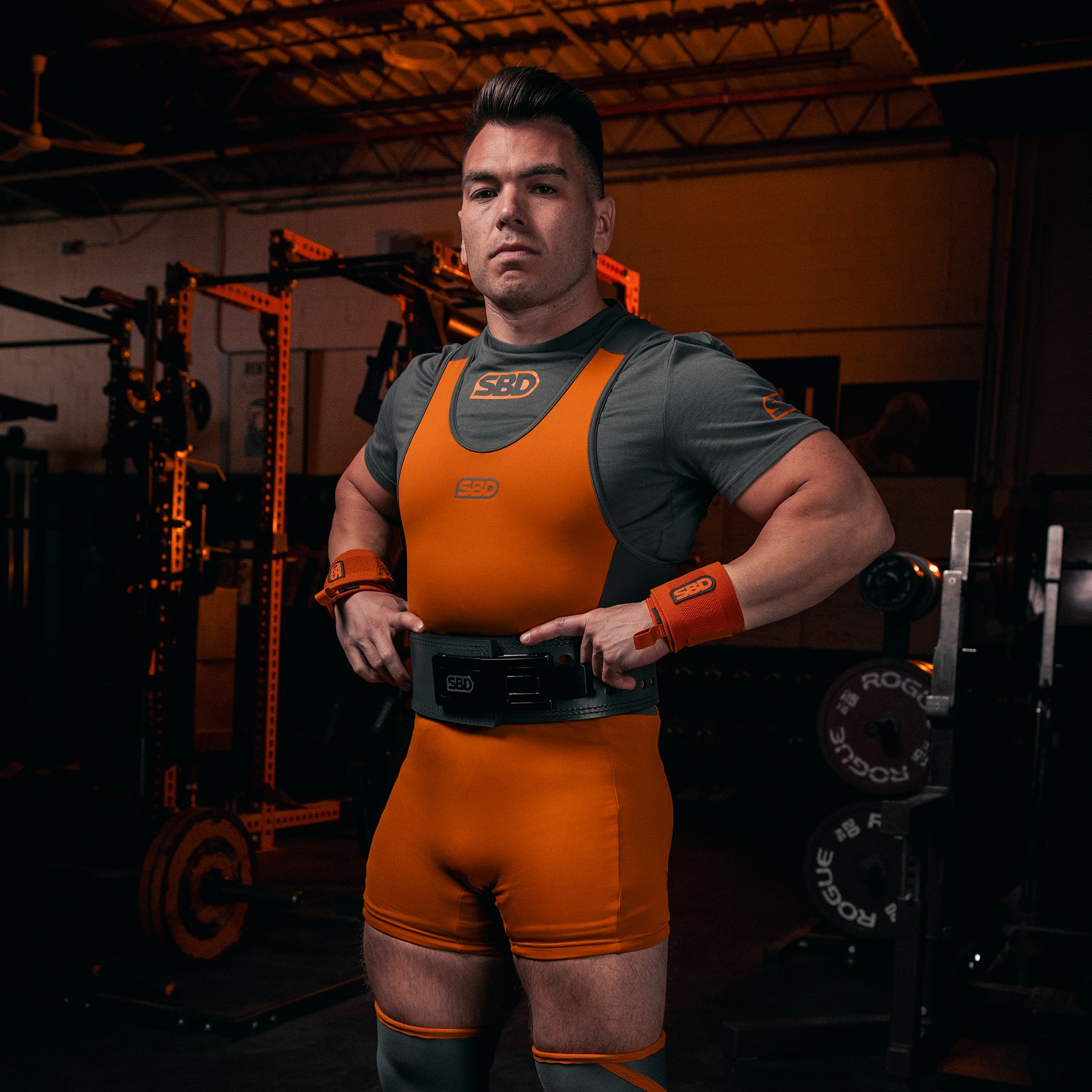 Forge Orange Powerlifting Singlet – SBD Apparel USA