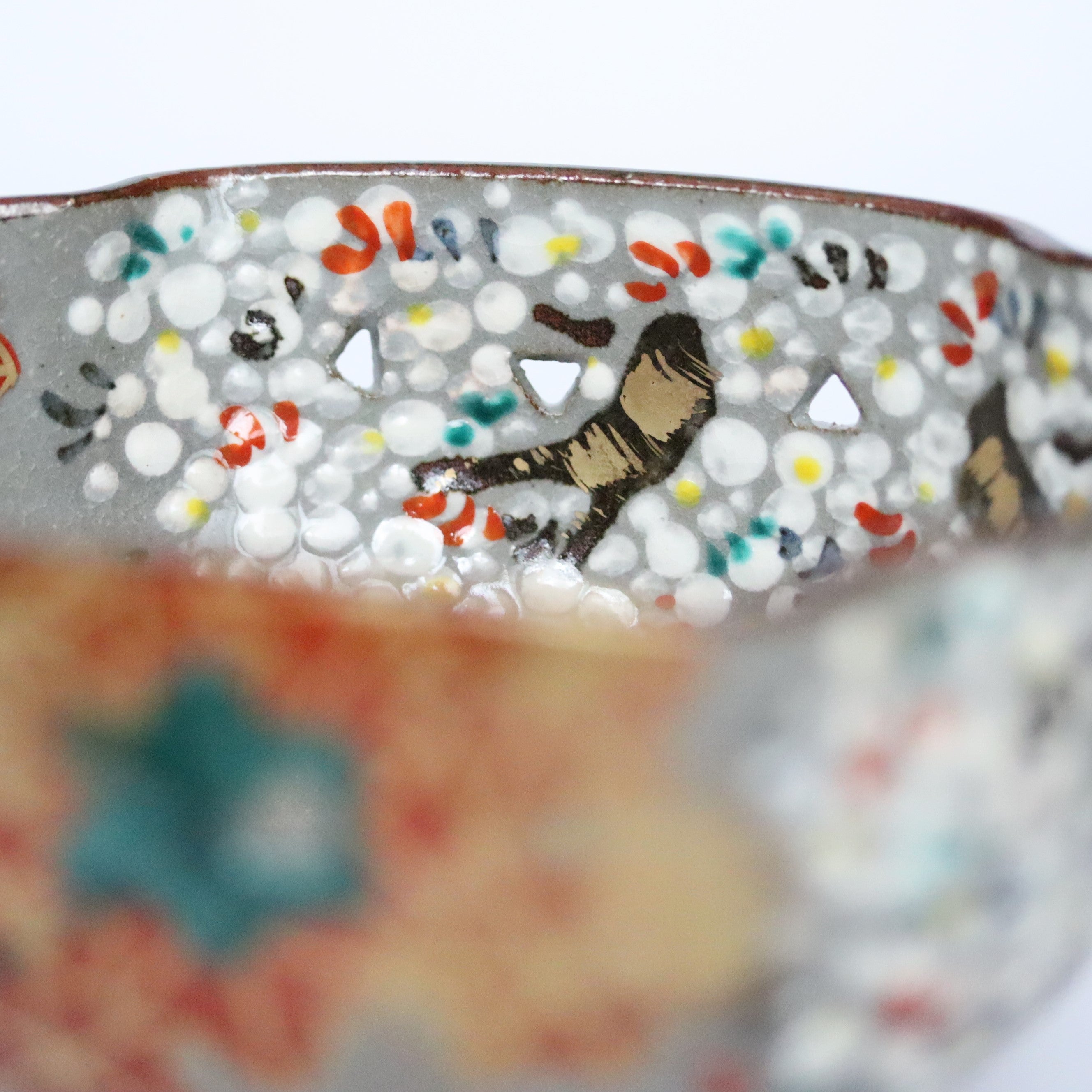 乾山写雲錦角向付 – うつわ御結